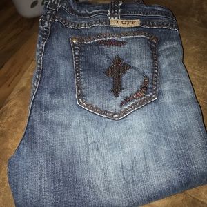 Cowgirl tuff cross pants size 34/35